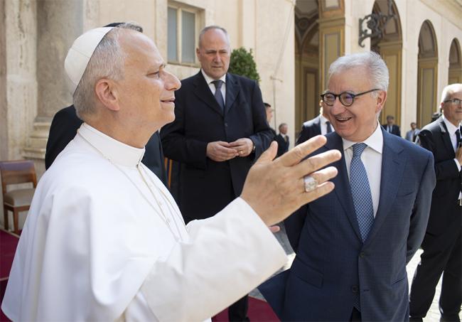 Pope Leo XIV meets Italian anti-drug delegation