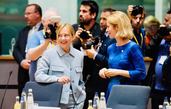 President Meloni at the European Council